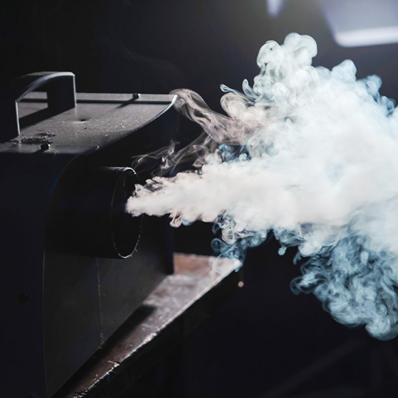What is a heavy fog machine and what is its use